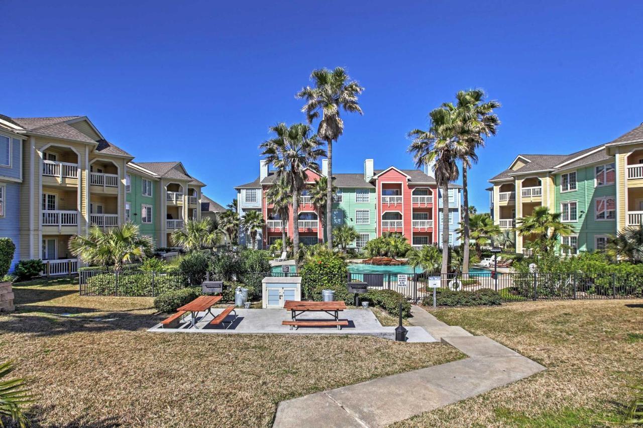 Colorful Galveston Retreat Steps From Beach And Pool Eksteriør bilde