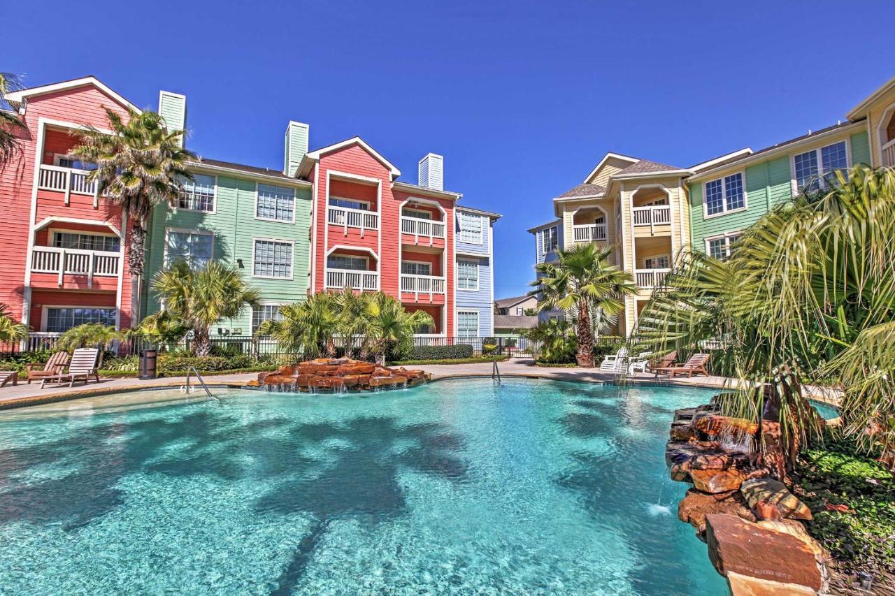 Colorful Galveston Retreat Steps From Beach And Pool Eksteriør bilde