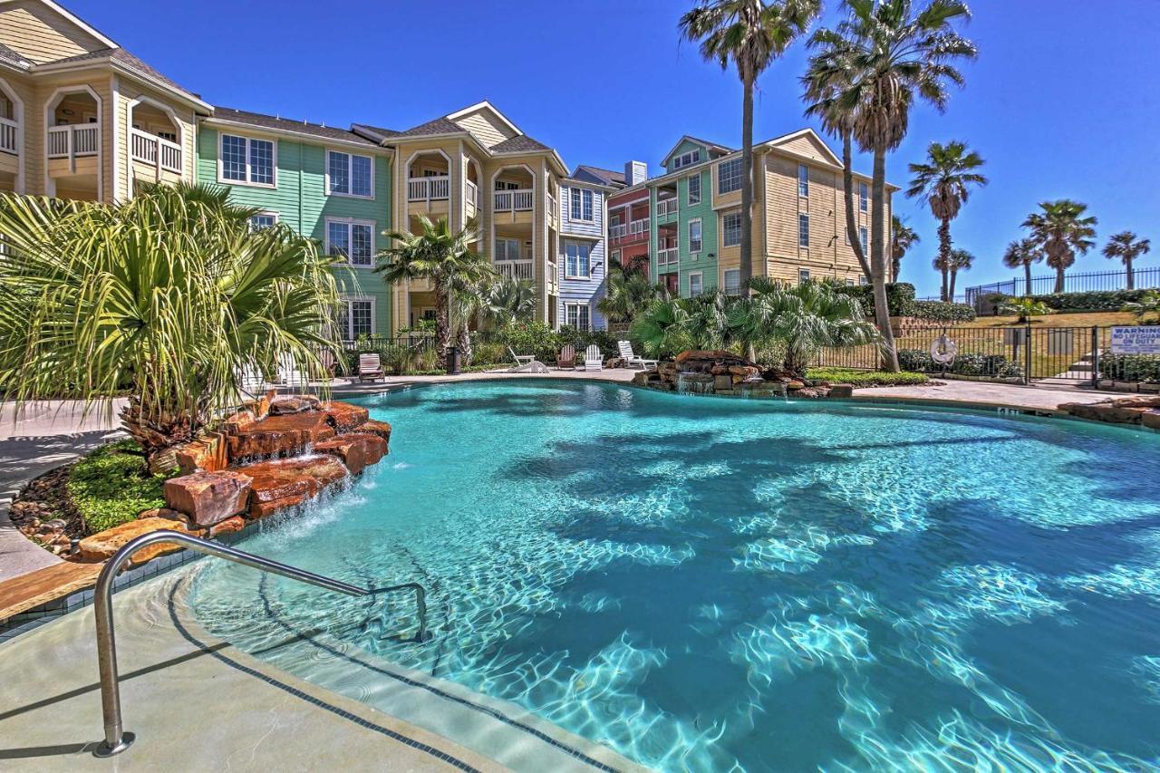 Colorful Galveston Retreat Steps From Beach And Pool Eksteriør bilde